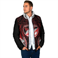 Counties Manukau 2026 Rugby Custom Padded Jacket NZ Maori Silver Fern
