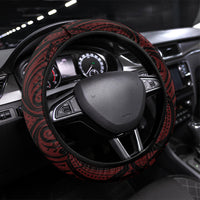 Counties Manukau 2026 Rugby Custom Steering Wheel Cover NZ Maori Silver Fern