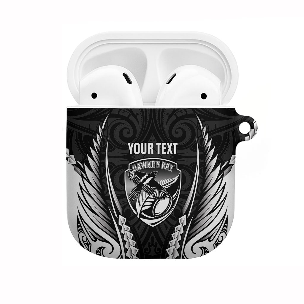 Hawke's Bay 2026 Rugby Custom AirPods Case NZ Maori Silver Fern