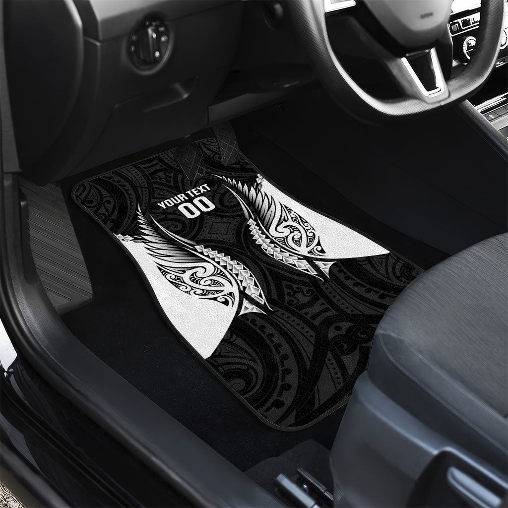 Hawke's Bay 2026 Rugby Custom Car Mats NZ Maori Silver Fern
