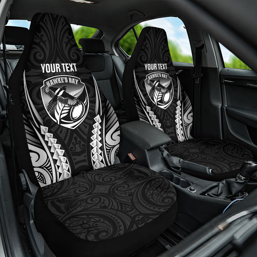 Hawke's Bay 2026 Rugby Custom Car Seat Cover NZ Maori Silver Fern