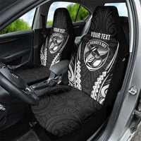 Hawke's Bay 2026 Rugby Custom Car Seat Cover NZ Maori Silver Fern LT14 - Polynesian Pride