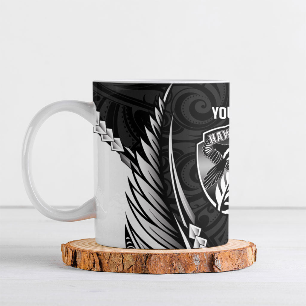 Hawke's Bay 2026 Rugby Custom Ceramic Mug NZ Maori Silver Fern