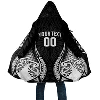 Hawke's Bay 2026 Rugby Custom Cloak NZ Maori Silver Fern LT14 Unisex Black - Polynesian Pride