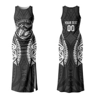 Hawke's Bay 2026 Rugby Custom Couples Matching Tank Maxi Dress and Hawaiian Shirt NZ Maori Silver Fern LT14 - Polynesian Pride