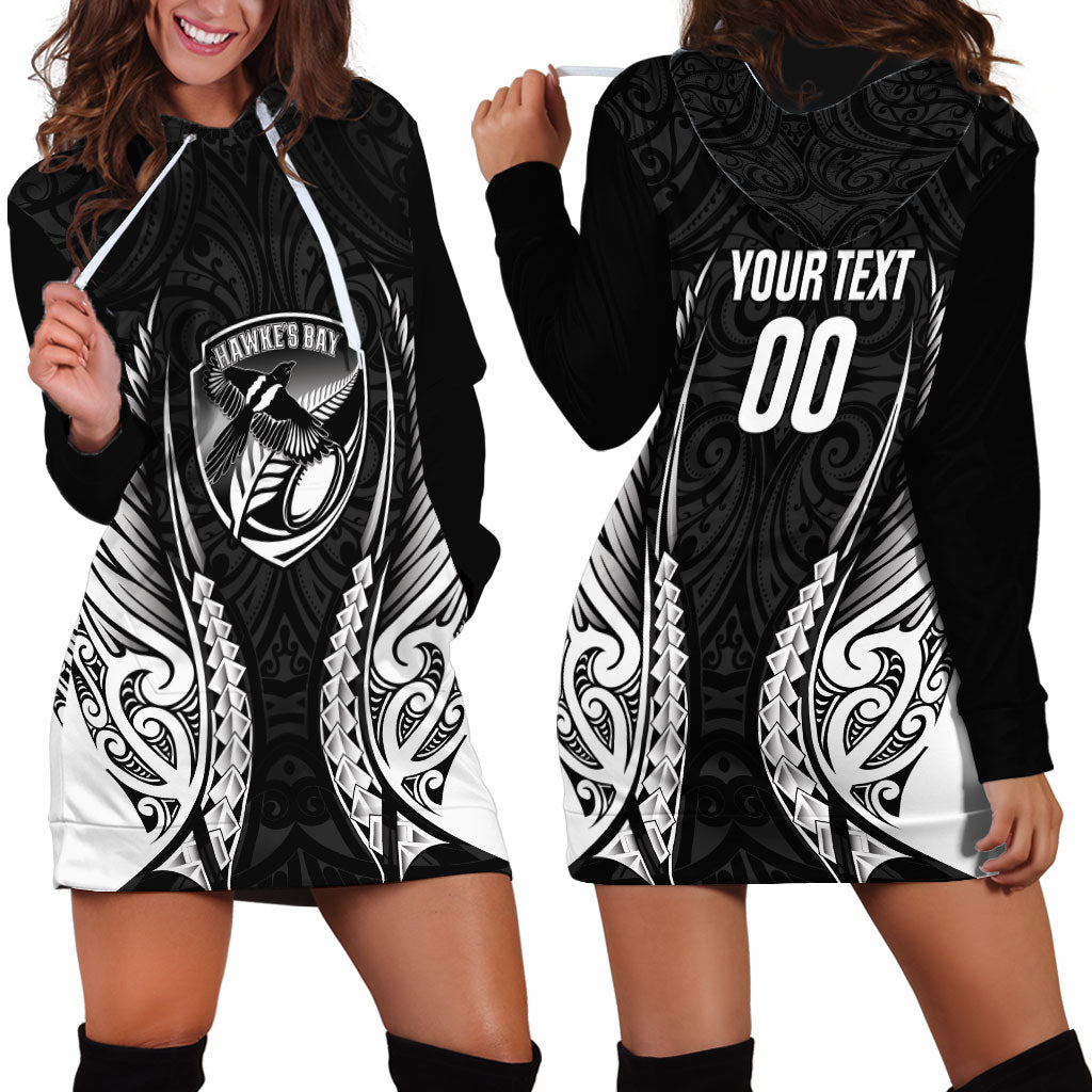 Hawke's Bay 2026 Rugby Custom Hoodie Dress NZ Maori Silver Fern