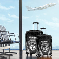Hawke's Bay 2026 Rugby Custom Luggage Cover NZ Maori Silver Fern LT14 - Polynesian Pride