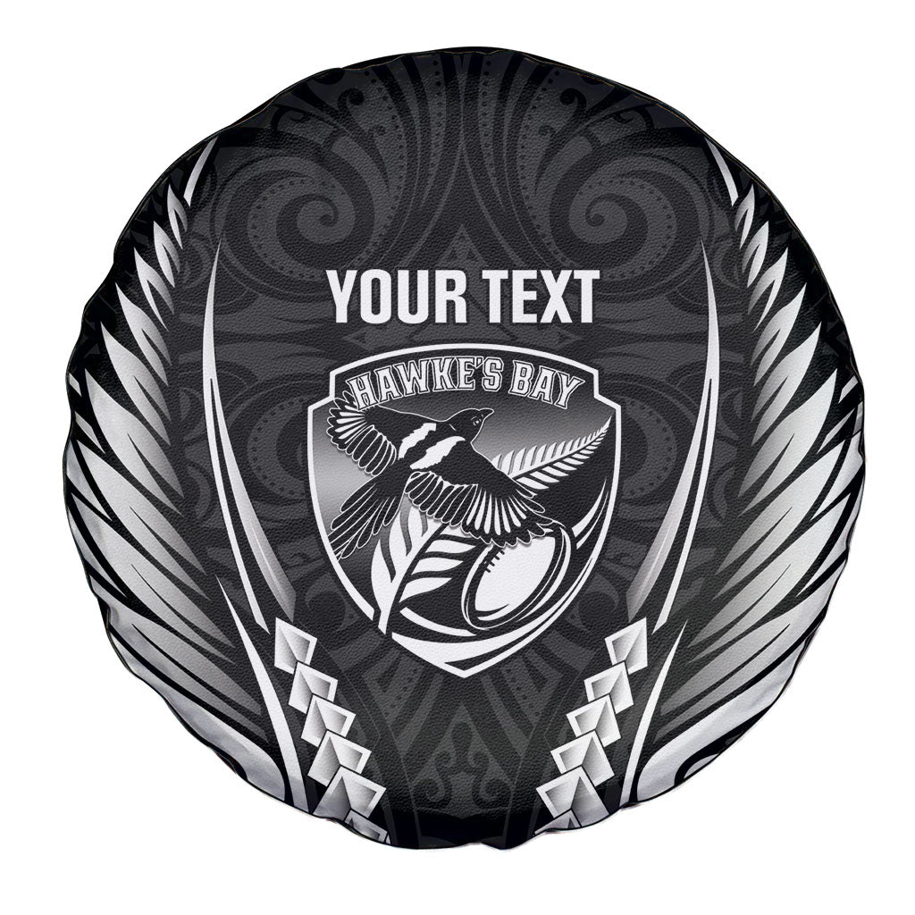 Hawke's Bay 2026 Rugby Custom Spare Tire Cover NZ Maori Silver Fern