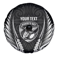 Hawke's Bay 2026 Rugby Custom Spare Tire Cover NZ Maori Silver Fern