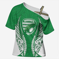 Manawatu 2026 Rugby Custom Cross Shoulder Shirt NZ Maori Silver Fern
