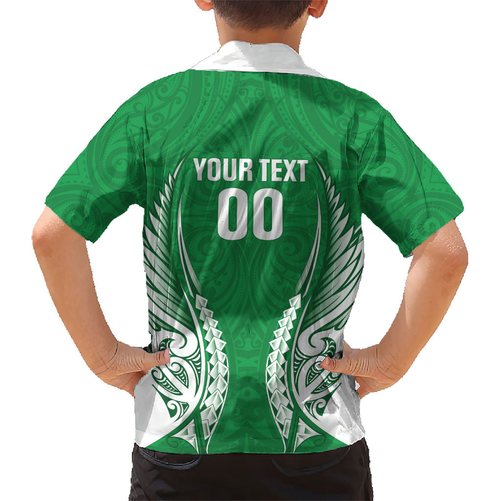 Manawatu 2026 Rugby Custom Family Matching Long Sleeve Bodycon Dress and Hawaiian Shirt NZ Maori Silver Fern LT14 - Polynesian Pride