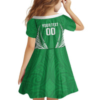 Manawatu 2026 Rugby Custom Family Matching Off The Shoulder Long Sleeve Dress and Hawaiian Shirt NZ Maori Silver Fern LT14 - Polynesian Pride