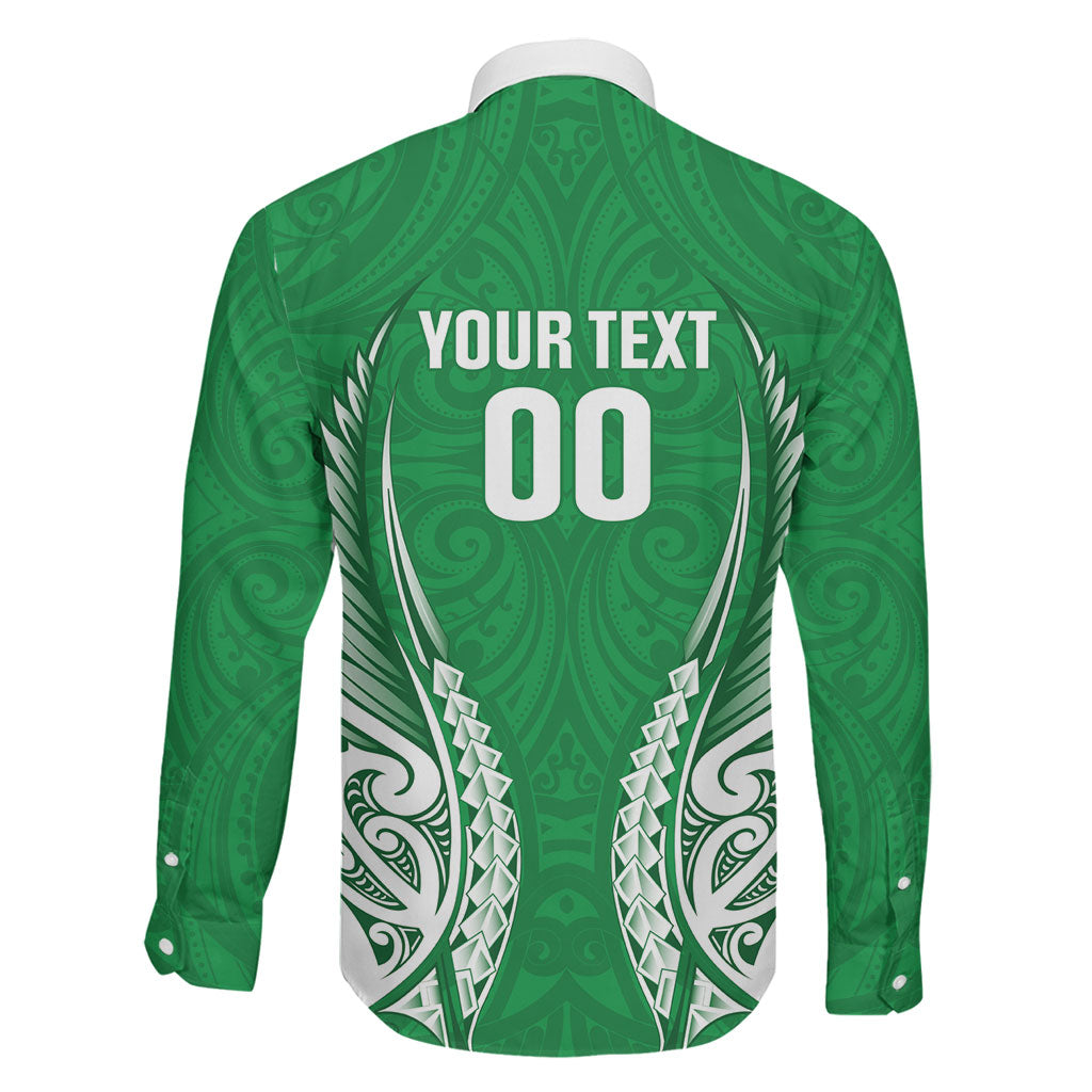 Manawatu 2026 Rugby Custom Family Matching Short Sleeve Bodycon Dress and Hawaiian Shirt NZ Maori Silver Fern LT14 - Polynesian Pride