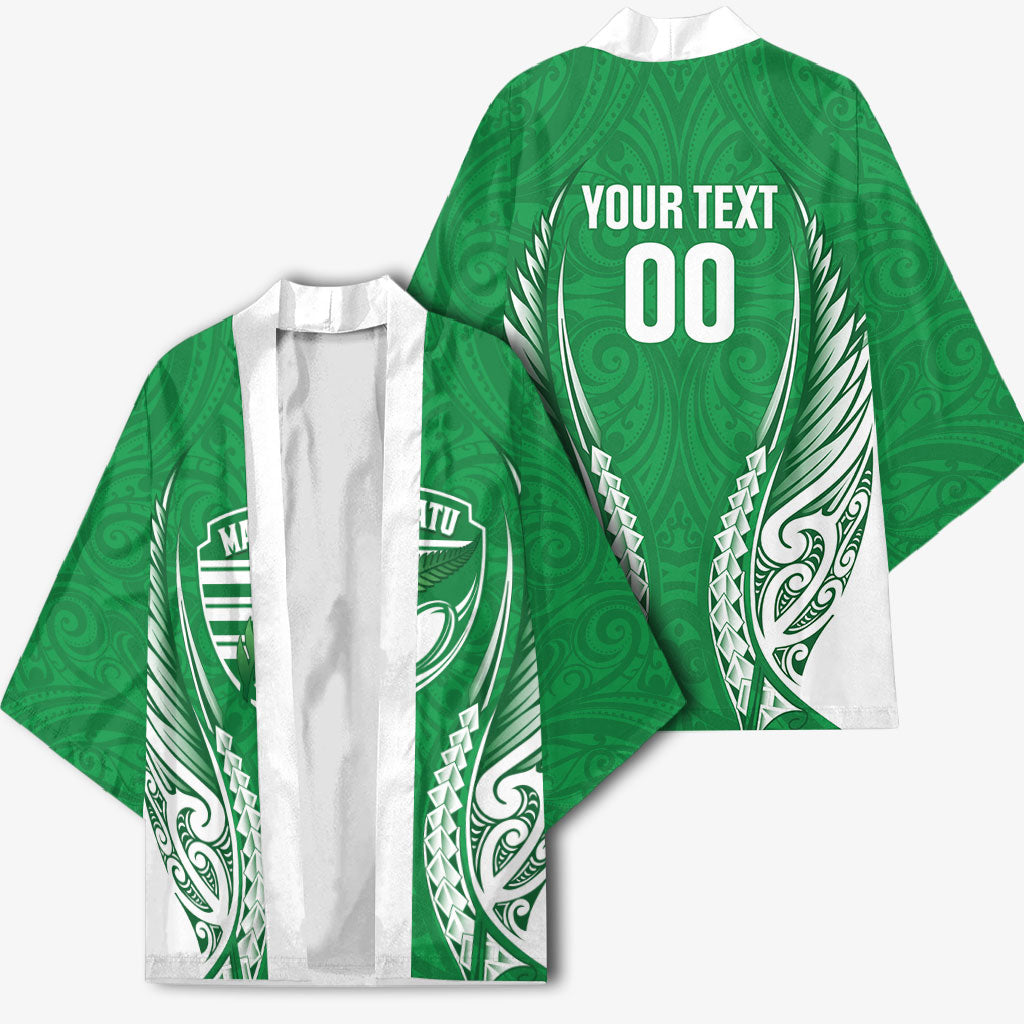 Manawatu 2026 Rugby Custom Kimono NZ Maori Silver Fern