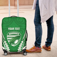 Manawatu 2026 Rugby Custom Luggage Cover NZ Maori Silver Fern