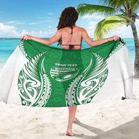 Manawatu 2026 Rugby Custom Sarong NZ Maori Silver Fern