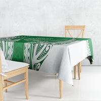 Manawatu 2026 Rugby Custom Tablecloth NZ Maori Silver Fern