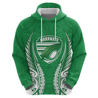 Manawatu 2026 Rugby Custom Zip Hoodie NZ Maori Silver Fern