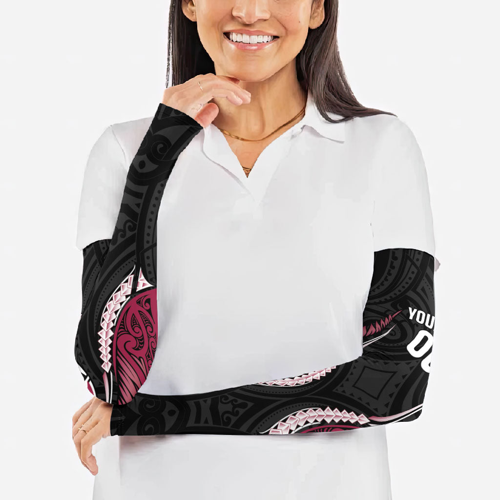North Harbour 2026 Rugby Custom Arm Sleeves NZ Maori Silver Fern