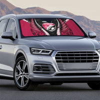 North Harbour 2026 Rugby Custom Auto Sun Shade NZ Maori Silver Fern