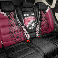 North Harbour 2026 Rugby Custom Back Car Seat Cover NZ Maori Silver Fern LT14 - Polynesian Pride