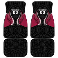 North Harbour 2026 Rugby Custom Car Mats NZ Maori Silver Fern