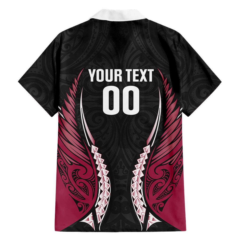 North Harbour 2026 Rugby Custom Family Matching Off Shoulder Maxi Dress and Hawaiian Shirt NZ Maori Silver Fern