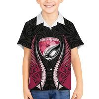 North Harbour 2026 Rugby Custom Family Matching Summer Maxi Dress and Hawaiian Shirt NZ Maori Silver Fern