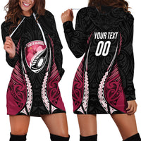 North Harbour 2026 Rugby Custom Hoodie Dress NZ Maori Silver Fern LT14 - Polynesian Pride