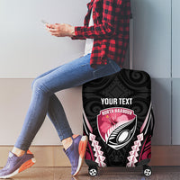 North Harbour 2026 Rugby Custom Luggage Cover NZ Maori Silver Fern