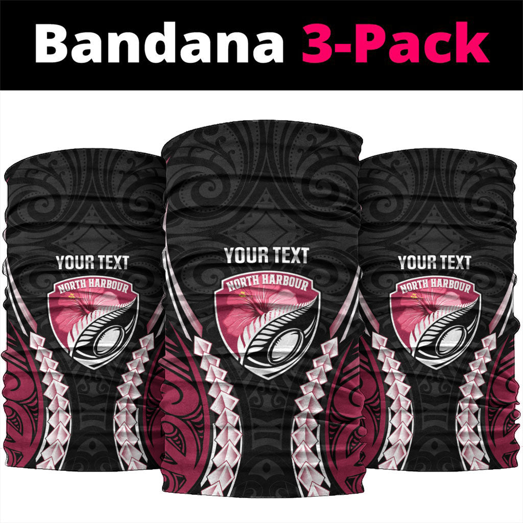North Harbour 2026 Rugby Custom Neck Gaiter NZ Maori Silver Fern