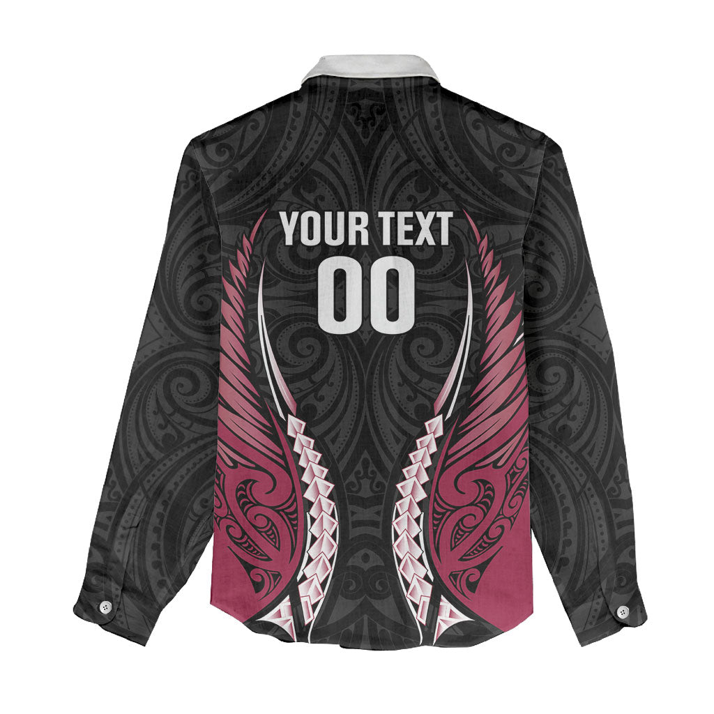North Harbour 2026 Rugby Custom Women Casual Shirt NZ Maori Silver Fern