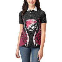 North Harbour 2026 Rugby Custom Women Polo Shirt NZ Maori Silver Fern