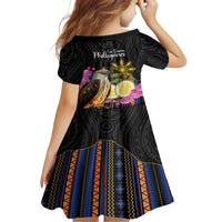 Kadayawan Philippines Family Matching Short Sleeve Bodycon Dress and Hawaiian Shirt Filipino Eagle Happy 39th Anniversary LT14 - Polynesian Pride