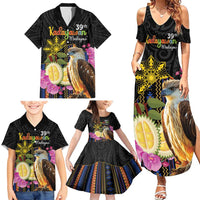 Kadayawan Philippines Family Matching Summer Maxi Dress and Hawaiian Shirt Filipino Eagle Happy 39th Anniversary LT14 - Polynesian Pride