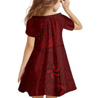 Oxblood Polynesia Family Matching Long Sleeve Bodycon Dress and Hawaiian Shirt Hawaiian Tribal Hammerhead Shark Tattoo LT14 - Polynesian Pride