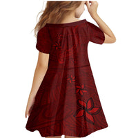 Oxblood Polynesia Family Matching Mermaid Dress and Hawaiian Shirt Hawaiian Tribal Hammerhead Shark Tattoo LT14 - Polynesian Pride