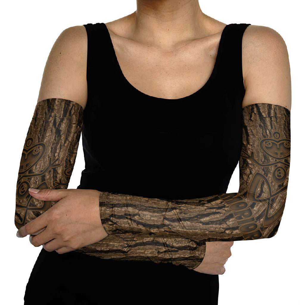 Kioranga Moriori New Zealand Arm Sleeves Kopi Rakau Carving Art LT14 - Polynesian Pride