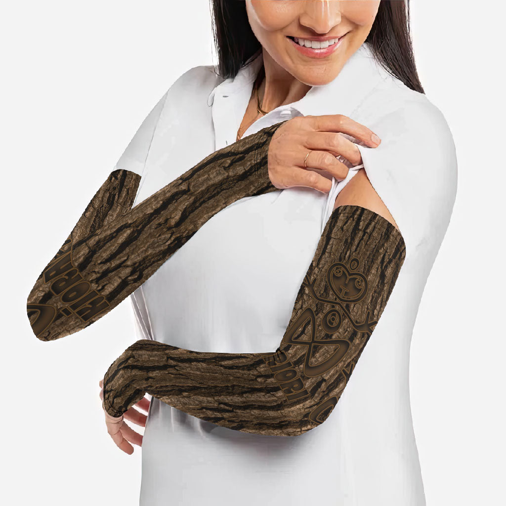 Kioranga Moriori New Zealand Arm Sleeves Kopi Rakau Carving Art LT14 - Polynesian Pride