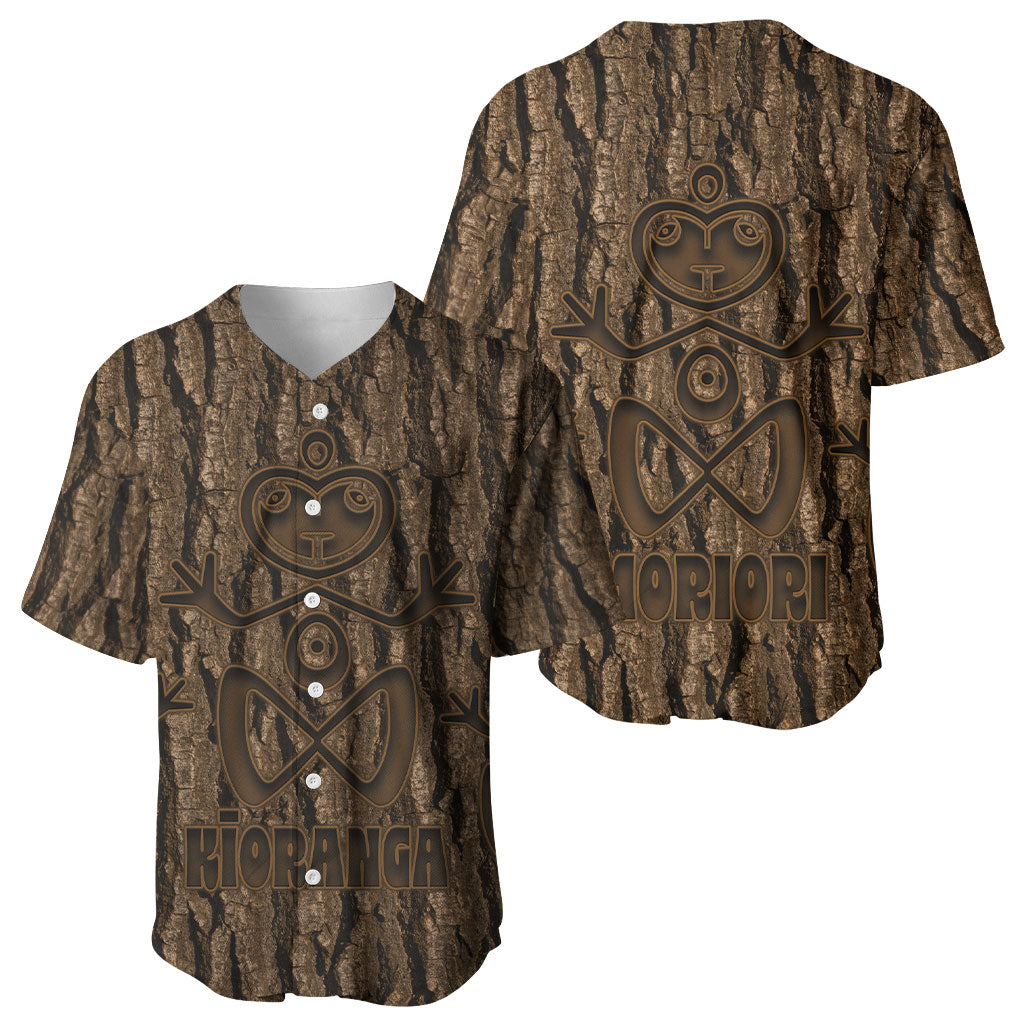Kioranga Moriori New Zealand Baseball Jersey Kopi Rakau Carving Art LT14 - Polynesian Pride