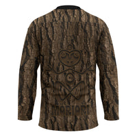 Kioranga Moriori New Zealand Hockey Jersey Kopi Rakau Carving Art LT14 - Polynesian Pride