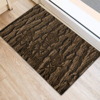 Kioranga Moriori New Zealand Rubber Doormat Kopi Rakau Carving Art LT14 - Polynesian Pride