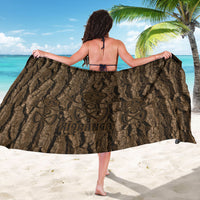 Kioranga Moriori New Zealand Sarong Kopi Rakau Carving Art LT14 - Polynesian Pride