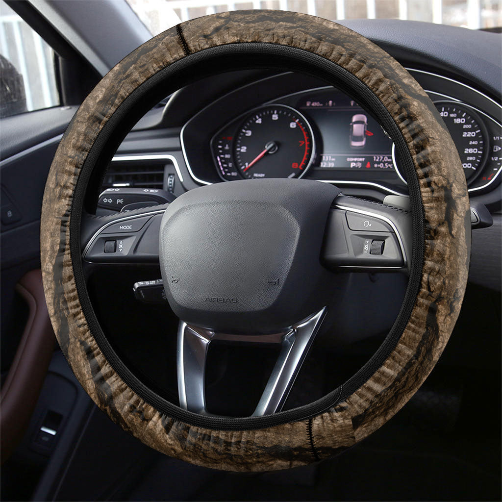 Kioranga Moriori New Zealand Steering Wheel Cover Kopi Rakau Carving Art LT14 - Polynesian Pride