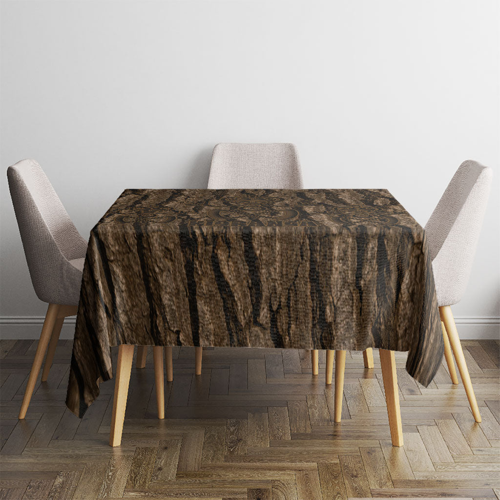 Kioranga Moriori New Zealand Tablecloth Kopi Rakau Carving Art LT14 - Polynesian Pride