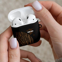 Moriori Kekoru New Zealand Personalised AirPods Case Kopi Rakau Carving Chatham Islands Map LT14 - Polynesian Pride