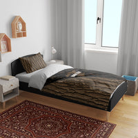Moriori Kekoru New Zealand Personalised Bedding Set Kopi Rakau Carving Chatham Islands Map LT14 - Polynesian Pride