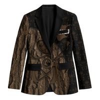 Moriori Kekoru New Zealand Personalised Blazer Kopi Rakau Carving Chatham Islands Map LT14 Unisex Black - Polynesian Pride