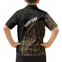 Moriori Kekoru New Zealand Personalised Hawaiian Shirt Kopi Rakau Carving Chatham Islands Map LT14 - Polynesian Pride