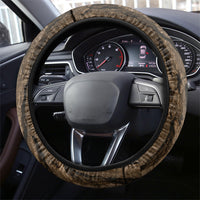 Moriori Kekoru New Zealand Steering Wheel Cover Kopi Rakau Carving Chatham Islands Map LT14 - Polynesian Pride